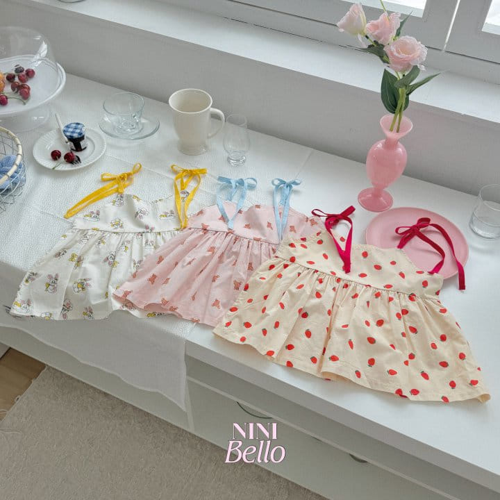 Ninibello - Korean Children Fashion - #discoveringself - Sweet Sleeveless Top Bottom Set - 2