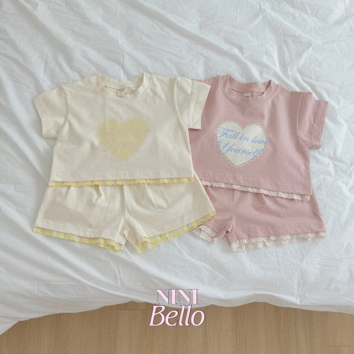 Ninibello - Korean Children Fashion - #discoveringself - Fall In Love Top Bottom Set