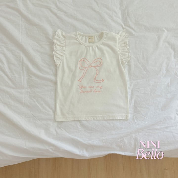 Ninibello - Korean Children Fashion - #discoveringself - Ribbon Wing Sleeveless Tee - 7