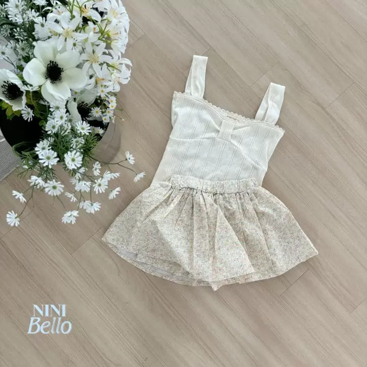 Ninibello - Korean Children Fashion - #fashionkids - Eyelet Ribbon Sleeveless Blouse - 9