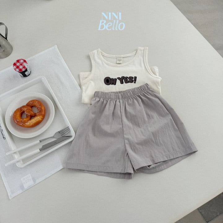 Ninibello - Korean Children Fashion - #kidzfashiontrend - Oh Yes Sleeveless Tee - 10