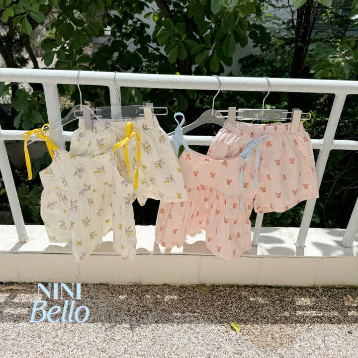 Ninibello - Korean Children Fashion - #minifashionista - Sweet Sleeveless Top Bottom Set - 10