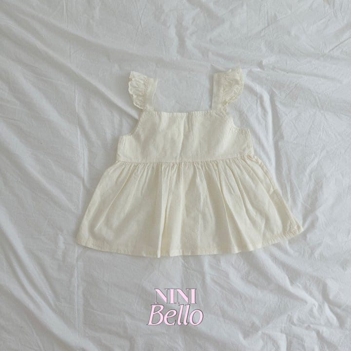 Ninibello - Korean Children Fashion - #stylishchildhood - Bibi Frill Sleeveless Blouse - 5