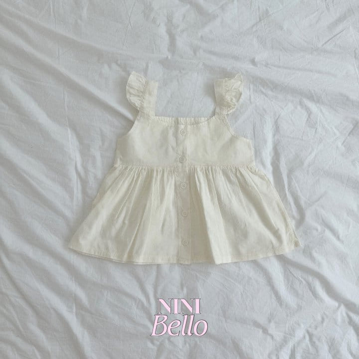 Ninibello - Korean Children Fashion - #todddlerfashion - Bibi Frill Sleeveless Blouse - 3