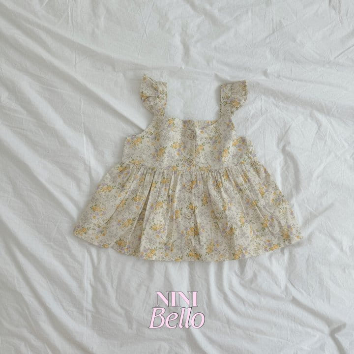 Ninibello - Korean Children Fashion - #todddlerfashion - Bibi Frill Sleeveless Blouse - 4