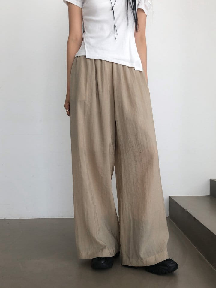 Nutplan - Korean Women Fashion - #momslook - Sheer Banding Pants - 6