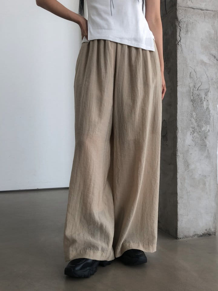 Nutplan - Korean Women Fashion - #thelittlethings - Sheer Banding Pants - 5