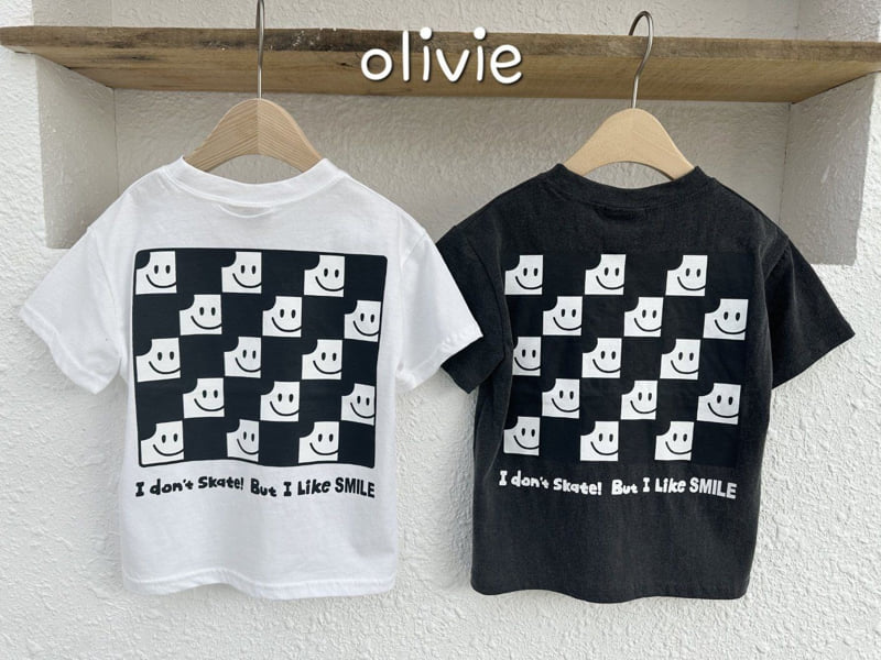 Olivie - Korean Children Fashion - #Kfashion4kids - Board Smile Tee - 3