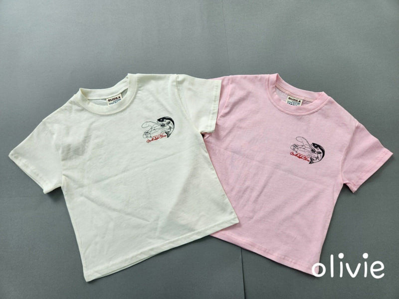 Olivie - Korean Children Fashion - #childofig - Fishing Day Tee