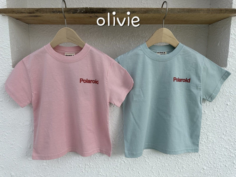 Olivie - Korean Children Fashion - #childrensboutique - Polaroid Tee