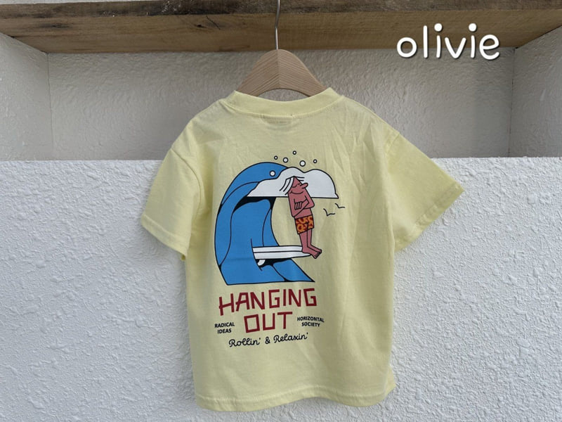 Olivie - Korean Children Fashion - #designkidswear - Hanging Out Tee - 5