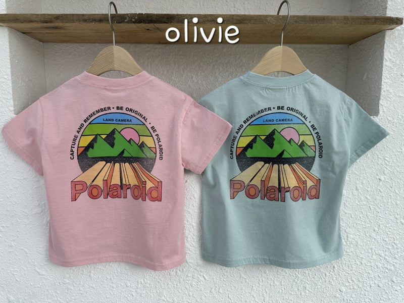 Olivie - Korean Children Fashion - #designkidswear - Polaroid Tee - 2