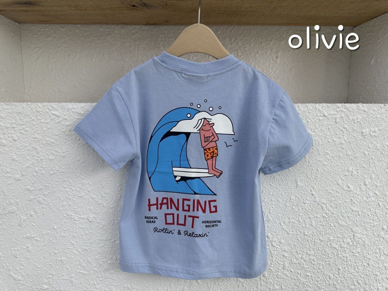 Olivie - Korean Children Fashion - #fashionkids - Hanging Out Tee - 7