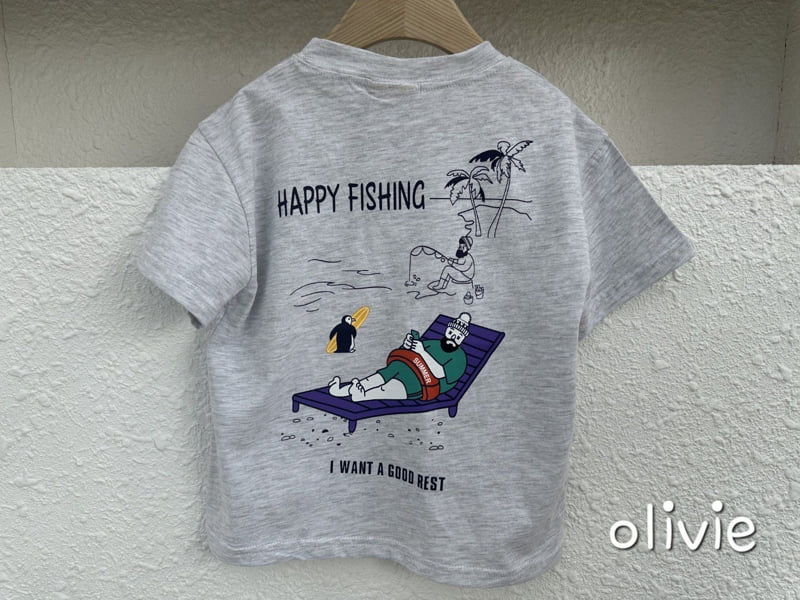 Olivie - Korean Children Fashion - #kidsshorts - Happy Tee - 7