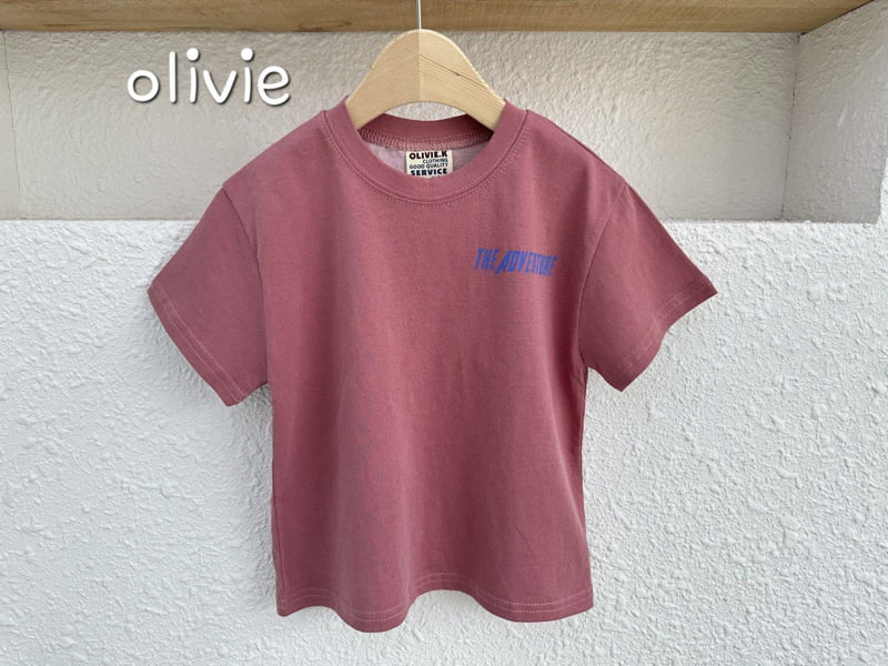 Olivie - Korean Children Fashion - #kidsshorts - Adventure Tee - 2