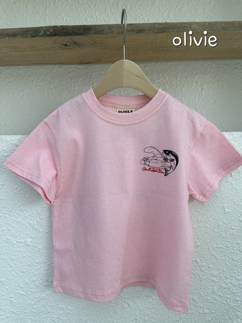 Olivie - Korean Children Fashion - #kidsstore - Fishing Day Tee - 7