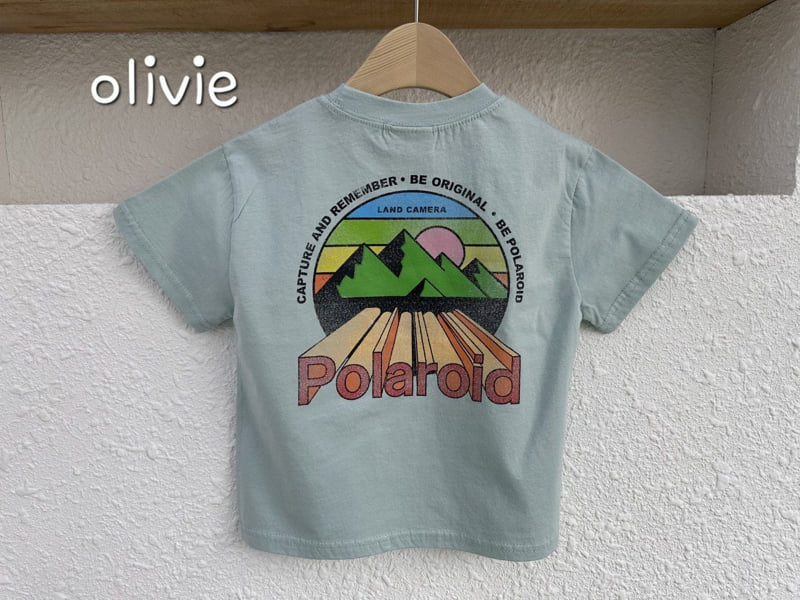 Olivie - Korean Children Fashion - #kidsstore - Polaroid Tee - 6