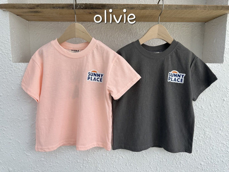 Olivie - Korean Children Fashion - #kidsstore - Sunny Tee - 2