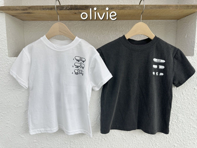 Olivie - Korean Children Fashion - #kidzfashiontrend - Board Smile Tee - 2