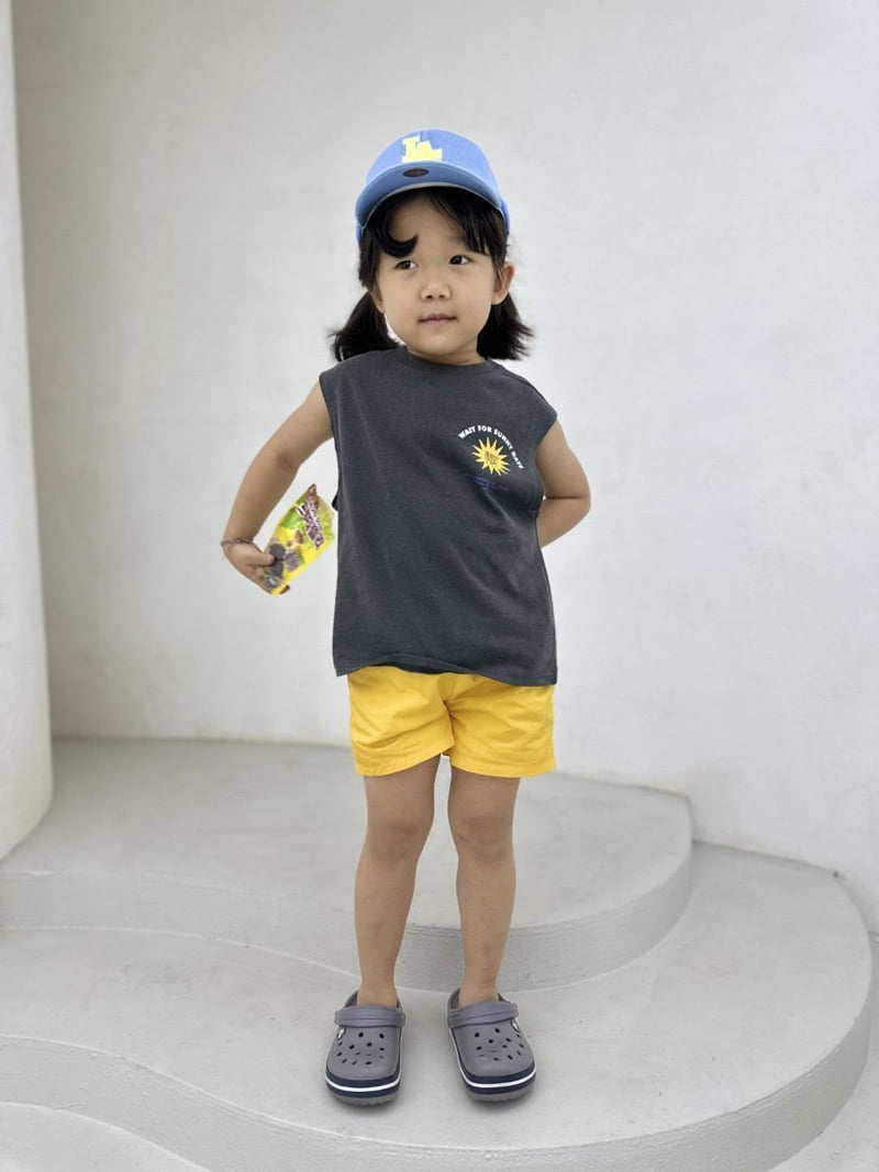 Olivie - Korean Children Fashion - #littlefashionista - Big Surf Sleeveless Tee - 8