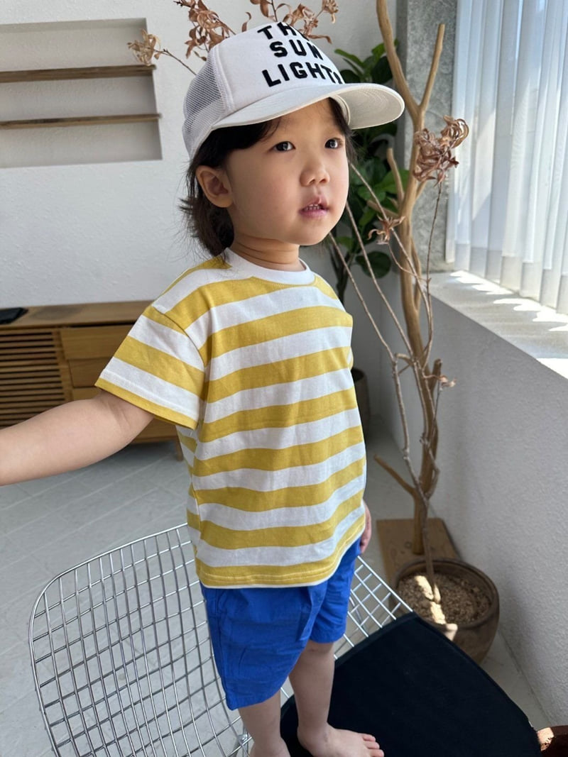 Olivie - Korean Children Fashion - #littlefashionista - Unique Stripe Tee - 5