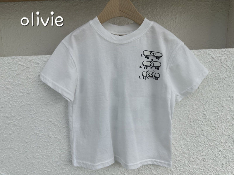 Olivie - Korean Children Fashion - #Kfashion4kids - Board Smile Tee - 4