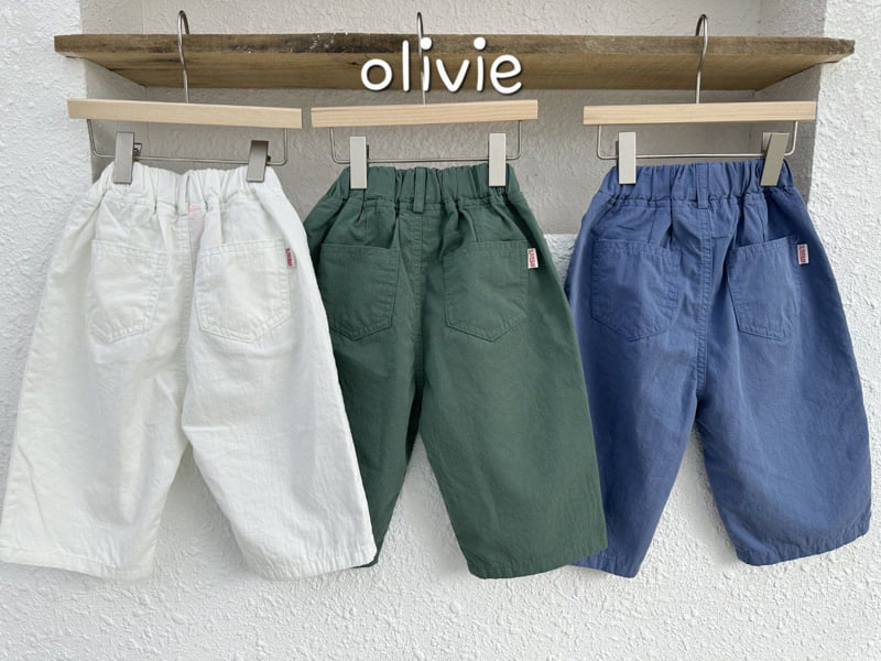 Olivie - Korean Children Fashion - #magicofchildhood - Daily Ankle Cotton Pants