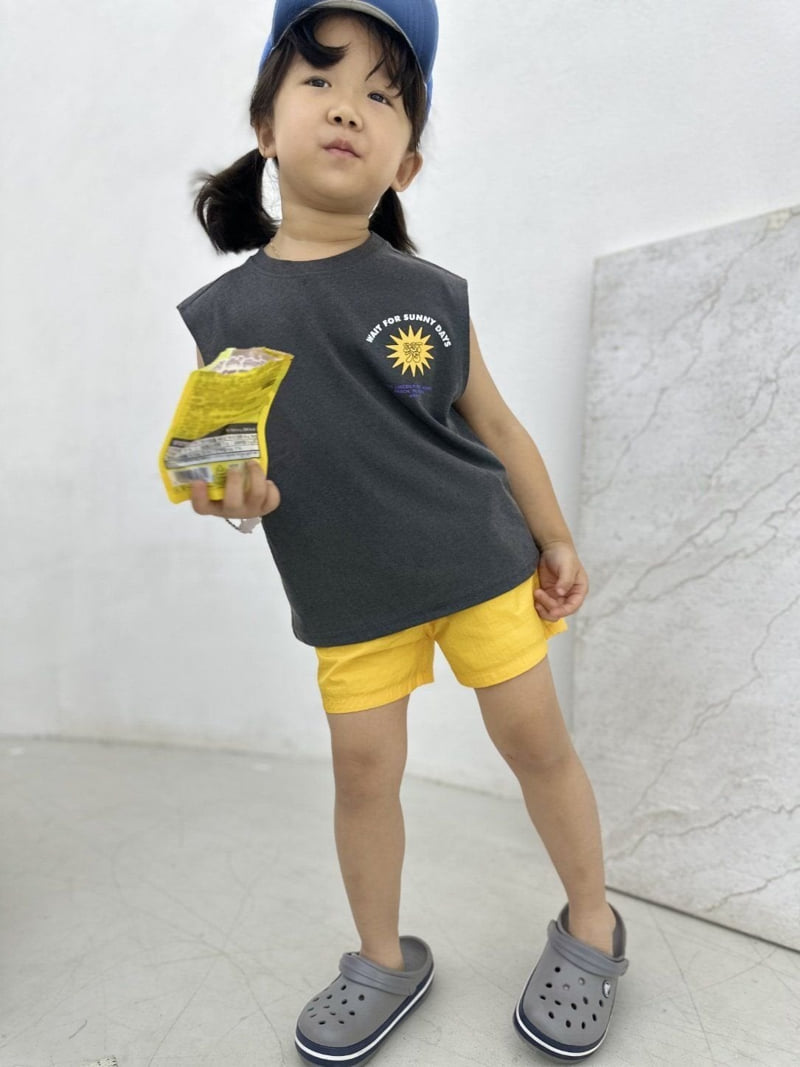 Olivie - Korean Children Fashion - #minifashionista - Big Surf Sleeveless Tee - 10