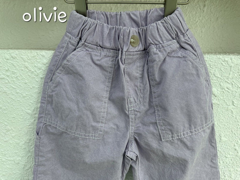 Olivie - Korean Children Fashion - #magicofchildhood - Carpender Ankle Cotton Pants - 4