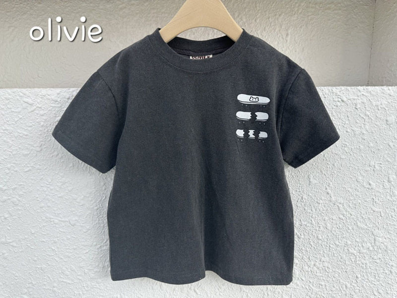 Olivie - Korean Children Fashion - #minifashionista - Board Smile Tee - 6