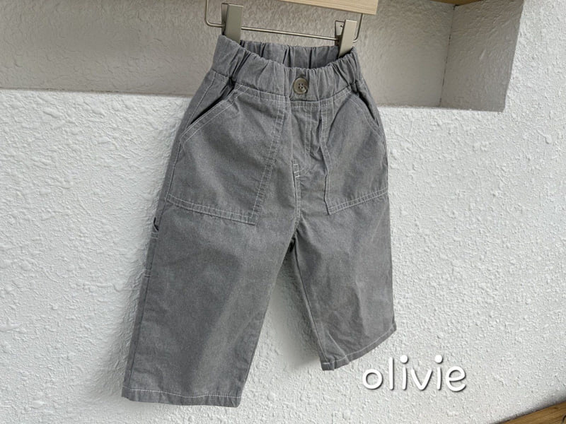 Olivie - Korean Children Fashion - #prettylittlegirls - Carpender Ankle Cotton Pants - 5