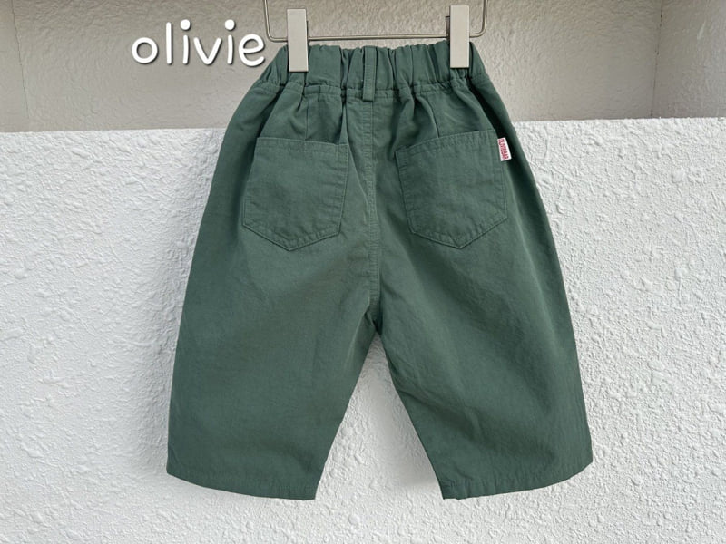 Olivie - Korean Children Fashion - #prettylittlegirls - Daily Ankle Cotton Pants - 3