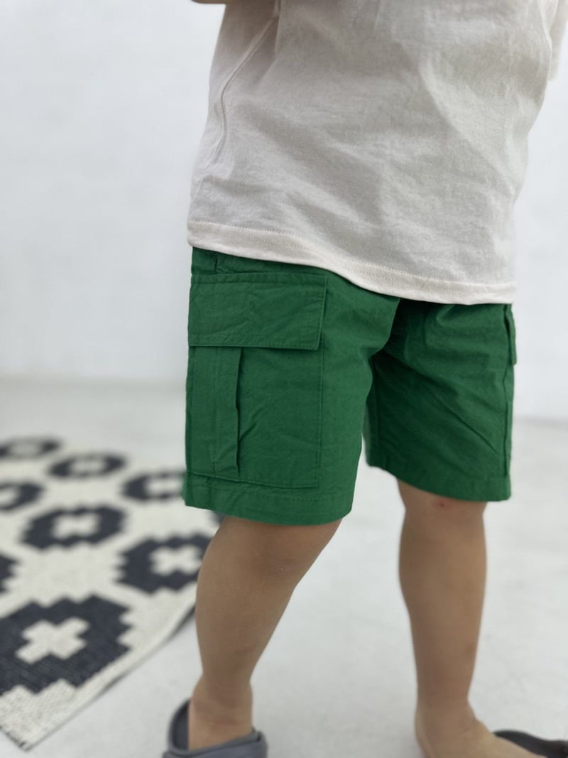 Olivie - Korean Children Fashion - #toddlerclothing - Midi Cargo Pants - 4