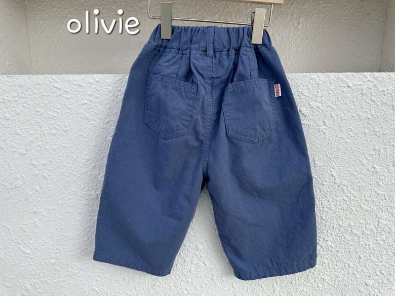 Olivie - Korean Children Fashion - #stylishchildhood - Daily Ankle Cotton Pants - 6