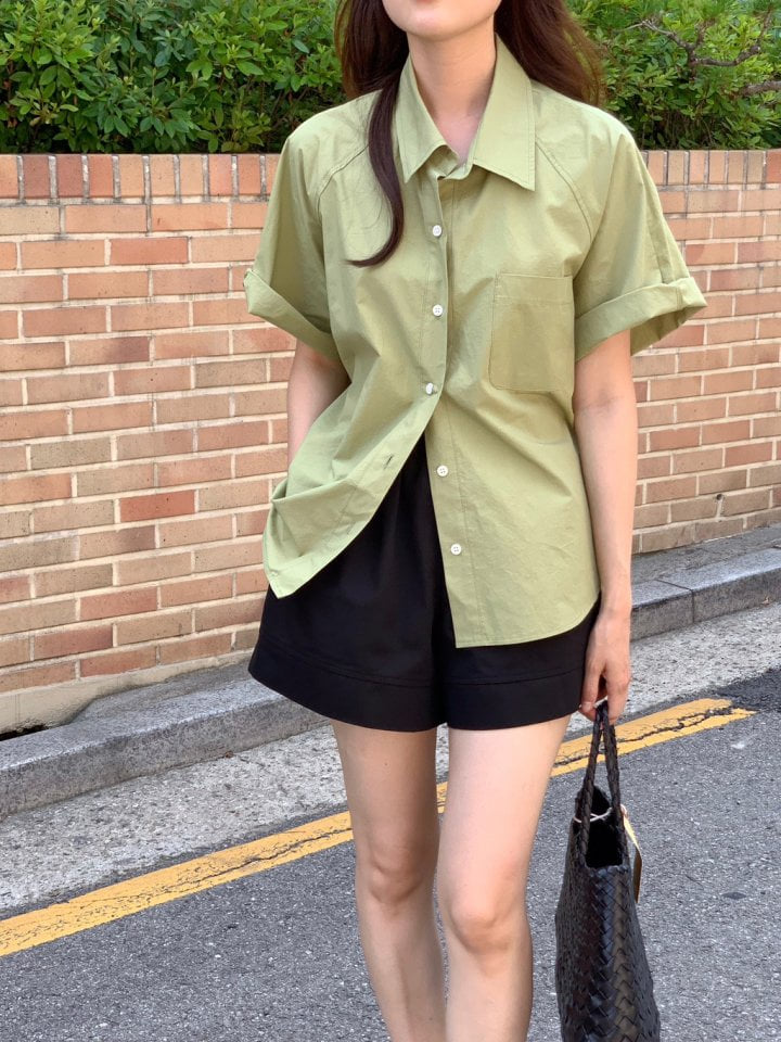 Osense - Korean Women Fashion - #momslook - Ray Cotton Short Pants