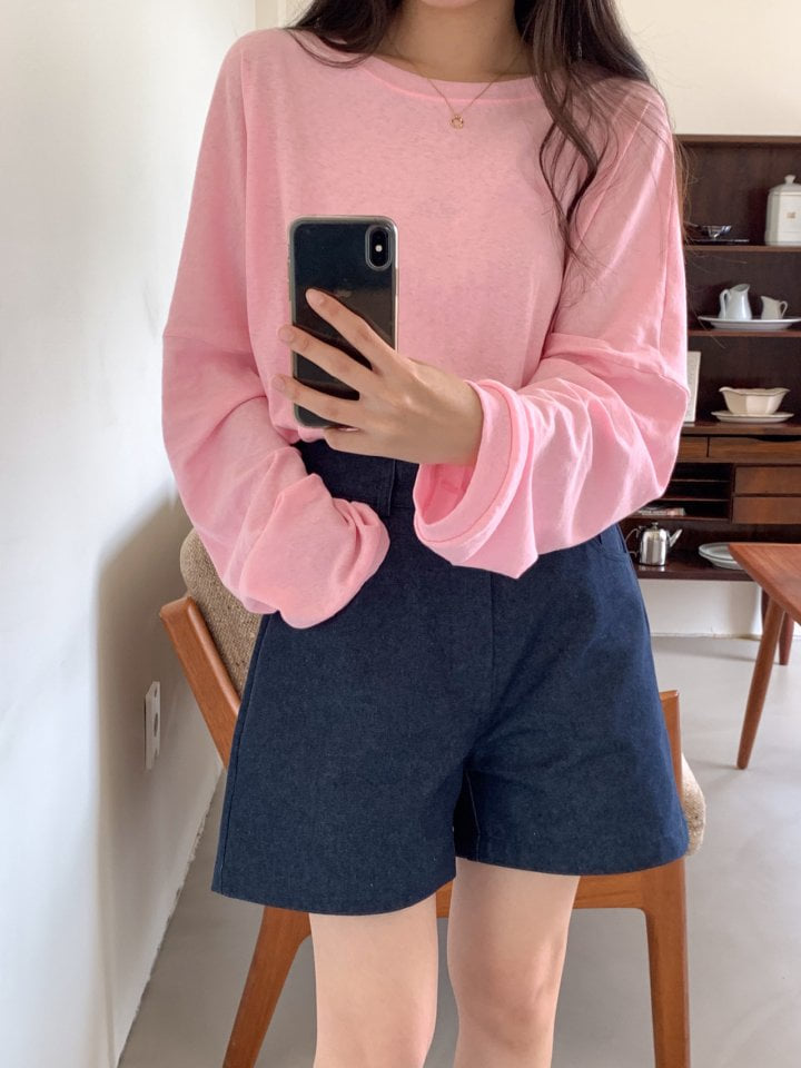 Osense - Korean Women Fashion - #momslook - Free Half Pants - 11