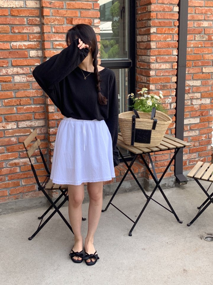 Osense - Korean Women Fashion - #momslook - Air Linen Box Tee - 6