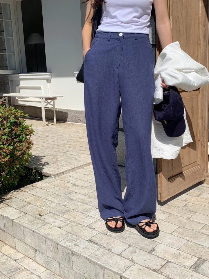 Osense - Korean Women Fashion - #shopsmall - Linen Newtro Pants - 10