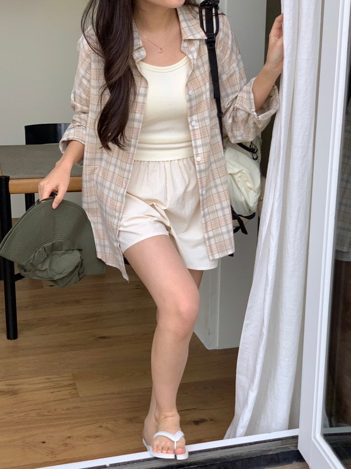 Osense - Korean Women Fashion - #thelittlethings - Irin Check Shirt - 2