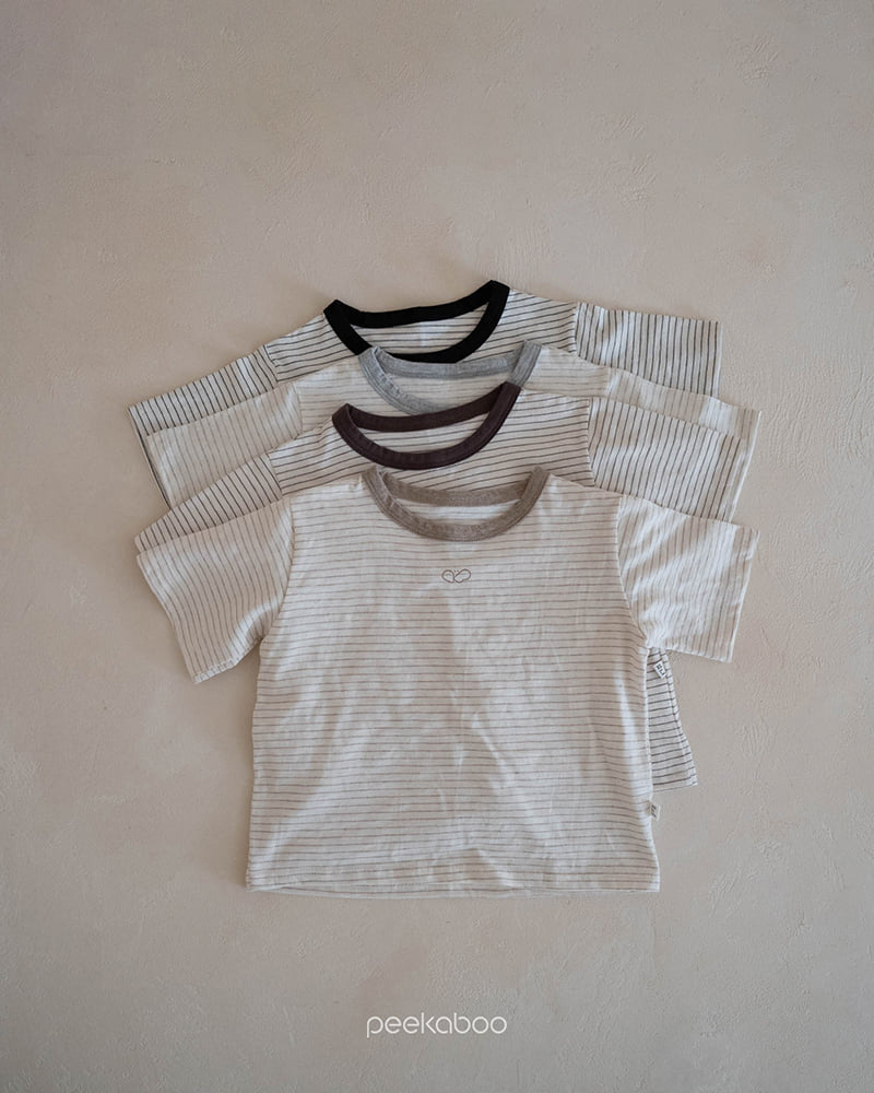 Peekaboo - Korean Baby Fashion - #babyboutique - Stripe Tee - 4