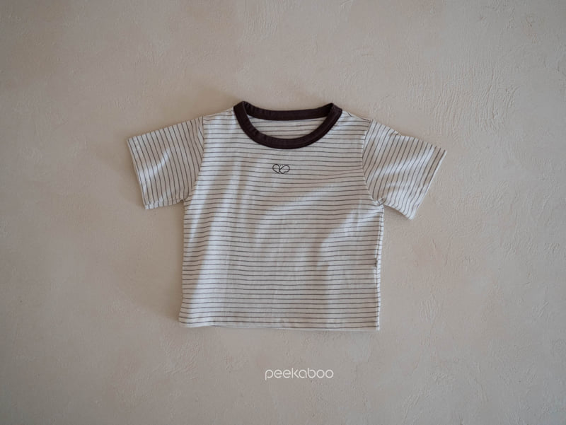 Peekaboo - Korean Baby Fashion - #babylifestyle - Stripe Tee - 9