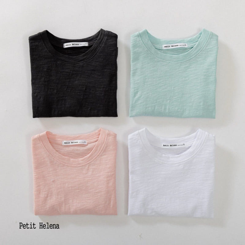 Petit Helena - Korean Children Fashion - #minifashionista - Loose Slub Tee - 2