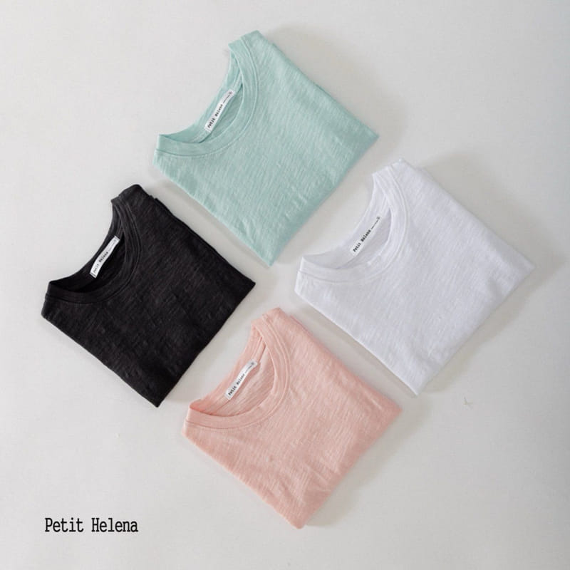 Petit Helena - Korean Children Fashion - #prettylittlegirls - Loose Slub Tee - 3