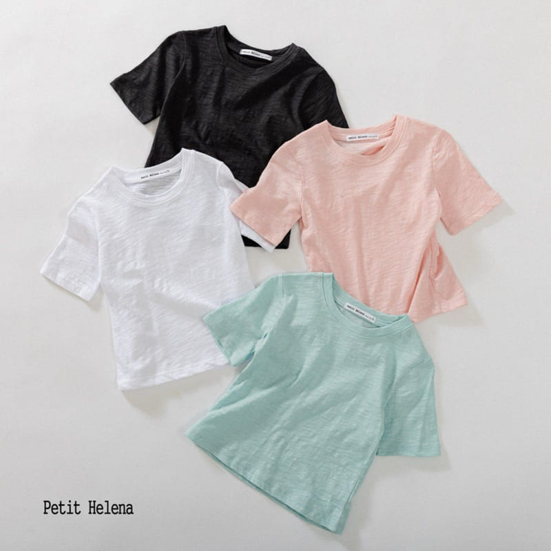 Petit Helena - Korean Children Fashion - #prettylittlegirls - Loose Slub Tee - 4