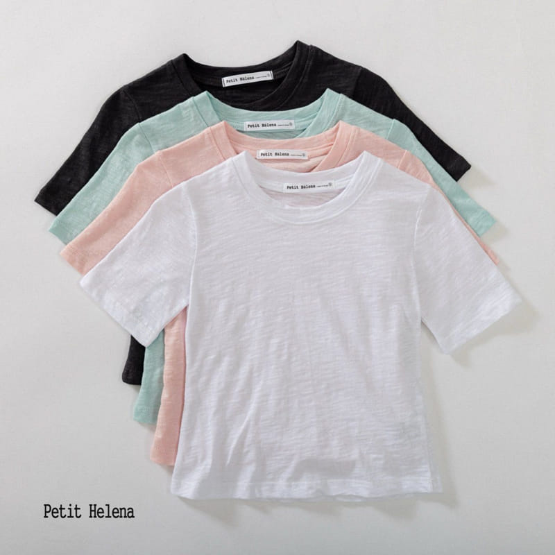 Petit Helena - Korean Children Fashion - #toddlerclothing - Loose Slub Tee - 5