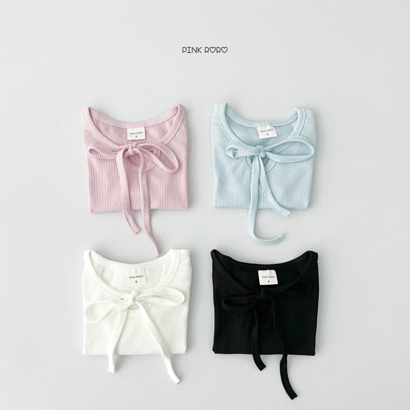 Pinkroro - Korean Children Fashion - #childofig - Laon Ribbon Tee - 8