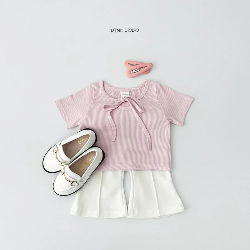 Pinkroro - Korean Children Fashion - #designkidswear - Laon Ribbon Tee - 10