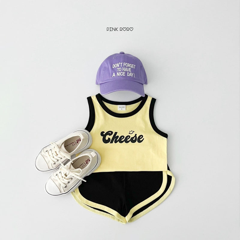 Pinkroro - Korean Children Fashion - #fashionkids - Cheese Sleeveless Set - 11