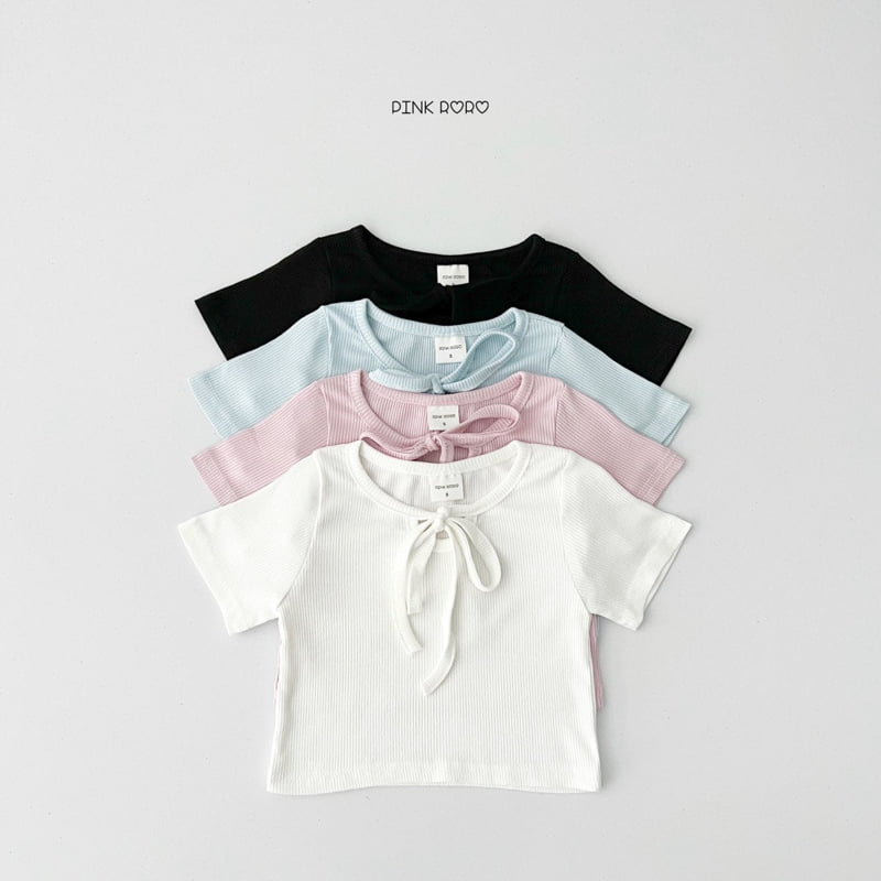 Pinkroro - Korean Children Fashion - #magicofchildhood - Laon Ribbon Tee - 2