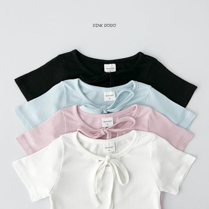 Pinkroro - Korean Children Fashion - #minifashionista - Laon Ribbon Tee - 3